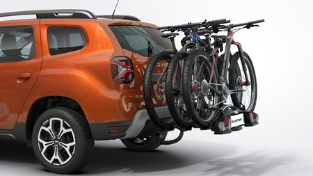 Accessories for New Duster: running board, bicycle rack - Dacia